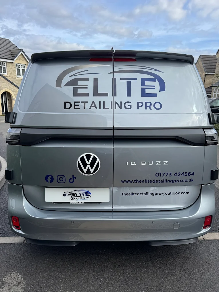 High-end detailing work on a premium car paint finish